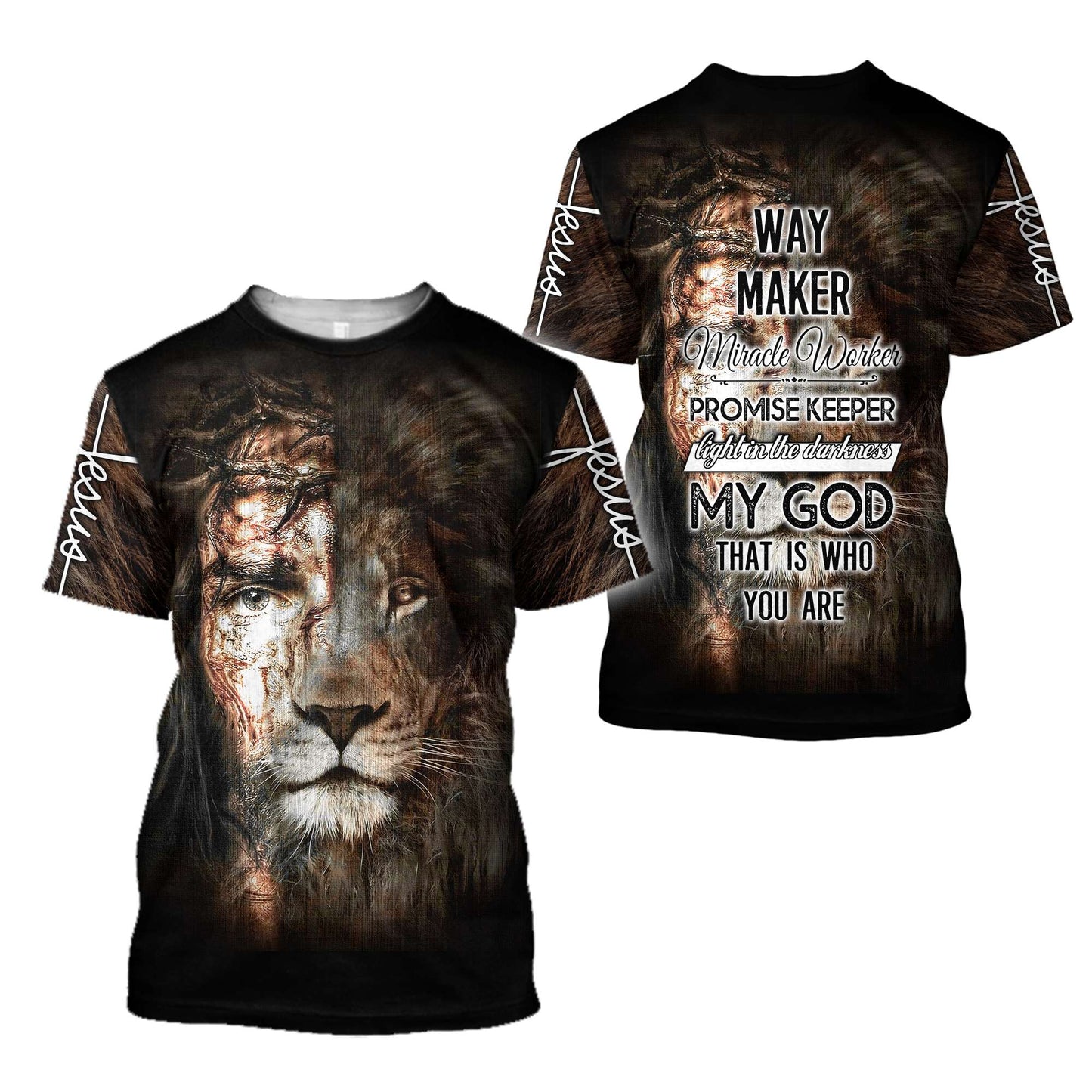 Way Maker, Miracle Worker - Christian - 3D All Over Printed Style for Men and Women