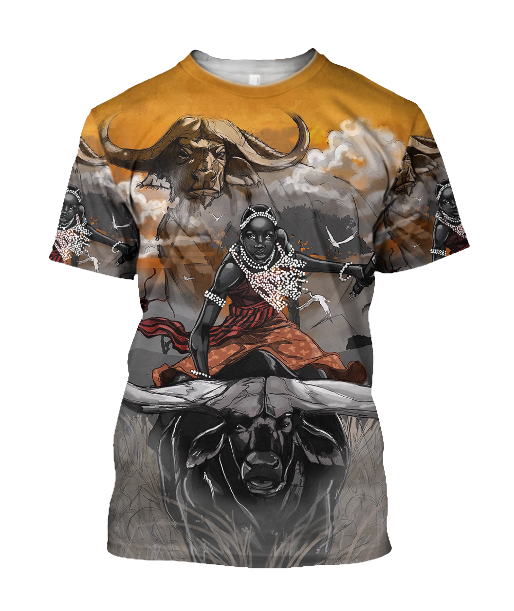 African American Persionalized Your Name 3D All Over Printed Shirts JJ26052104 KT