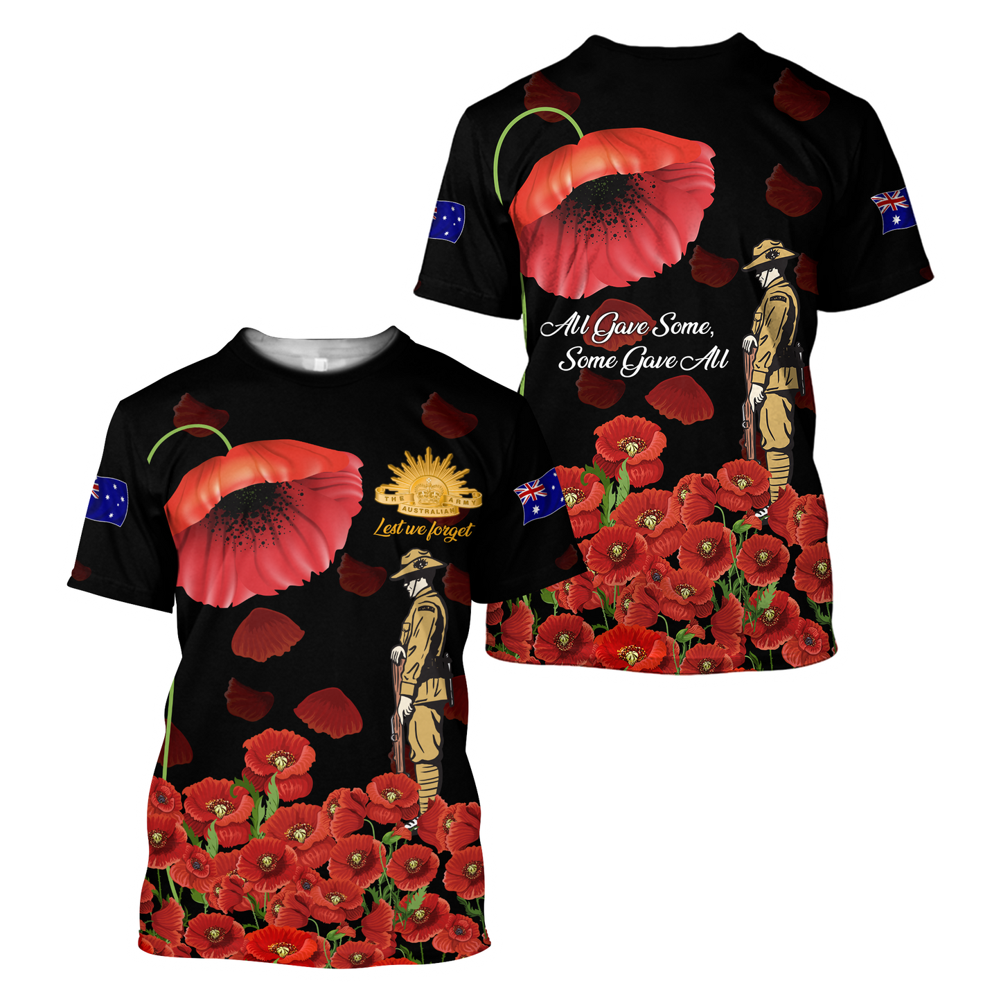Anzac Day Lest We Forget 3D All Over Printed Shirts DA19022104