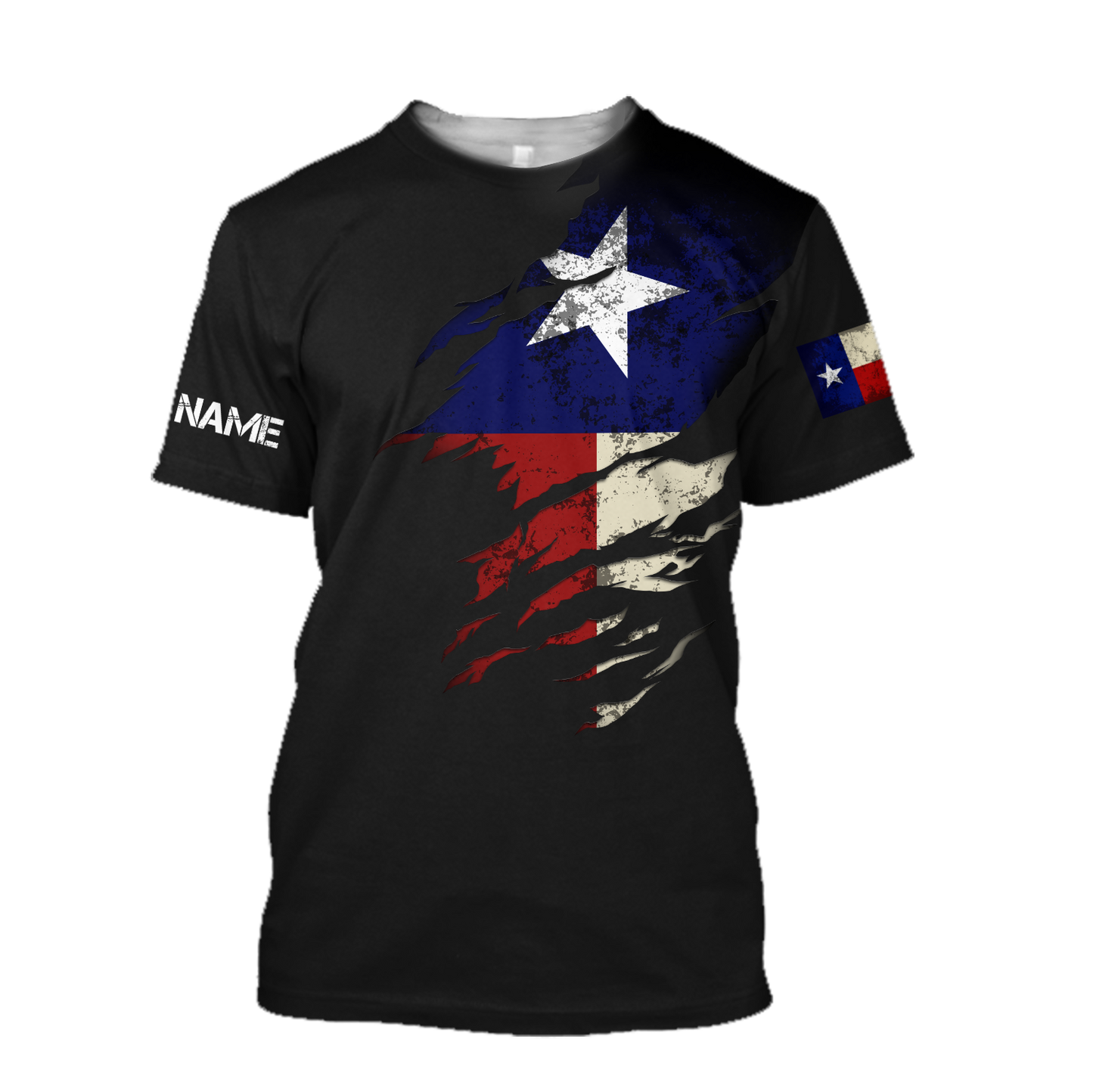 Thin Blue Line apparel Texas Law Enforcement custom name design 3d print shirts Proud Military