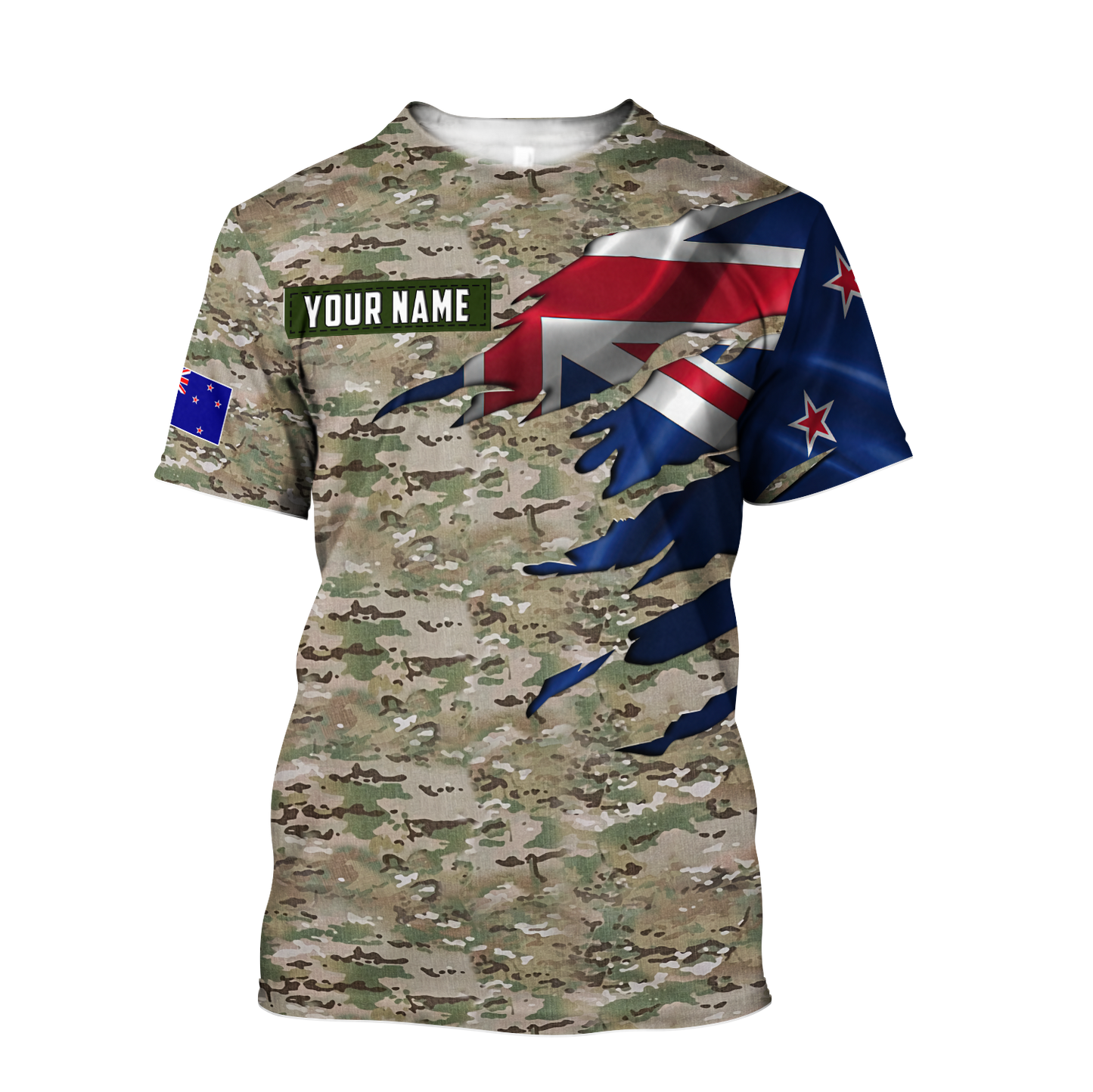 Tmarc Tee Remembrance New Zealand in my heart Camo 3D print shirts
