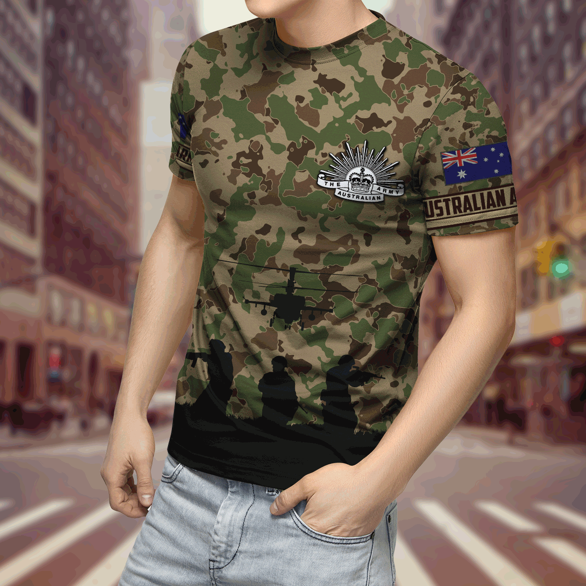 The Australian Army 3D All Over Printed Shirts VP15032104