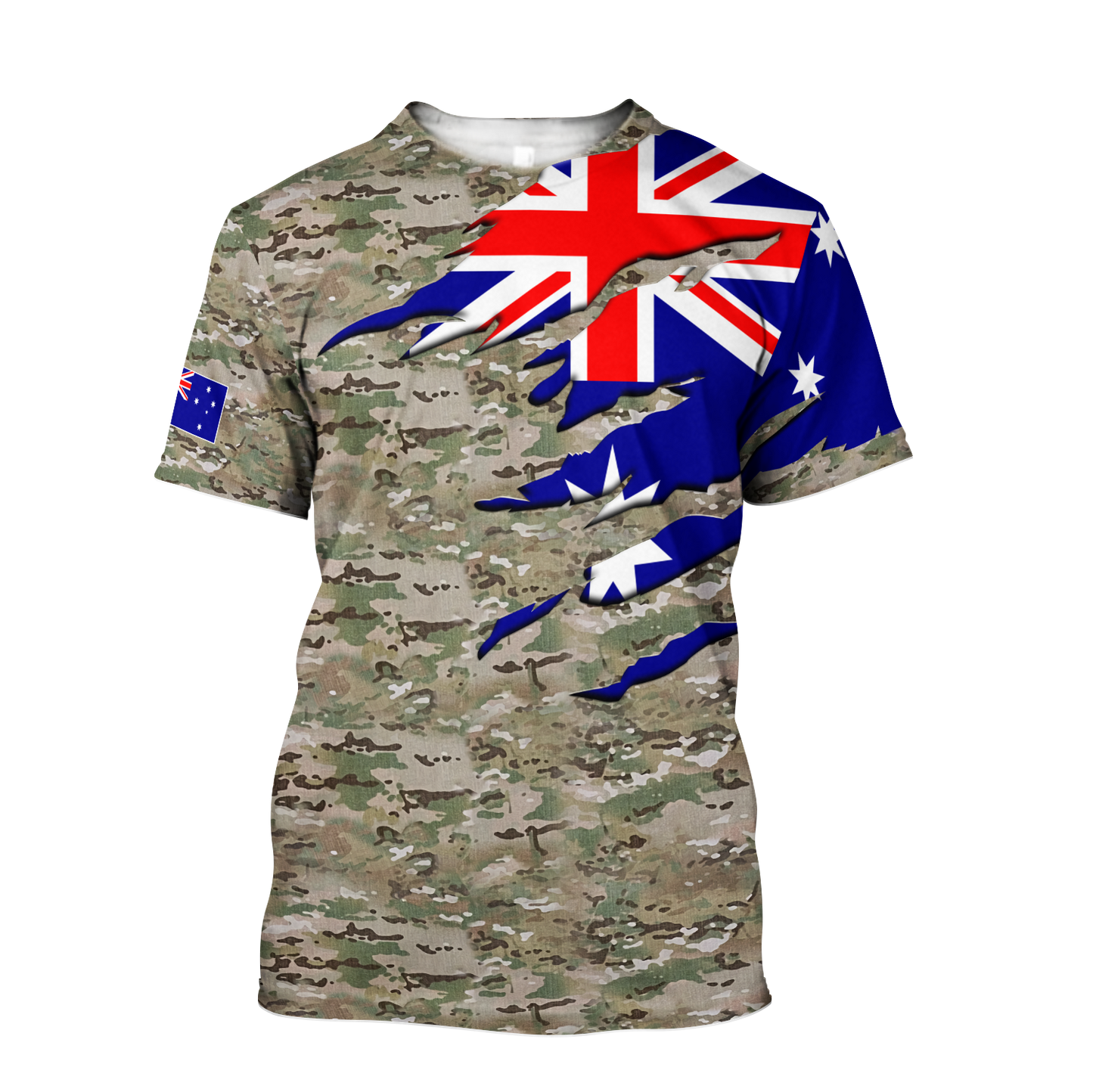 Tmarc Tee Remembrance Australia in my heart Camo 3D print shirts