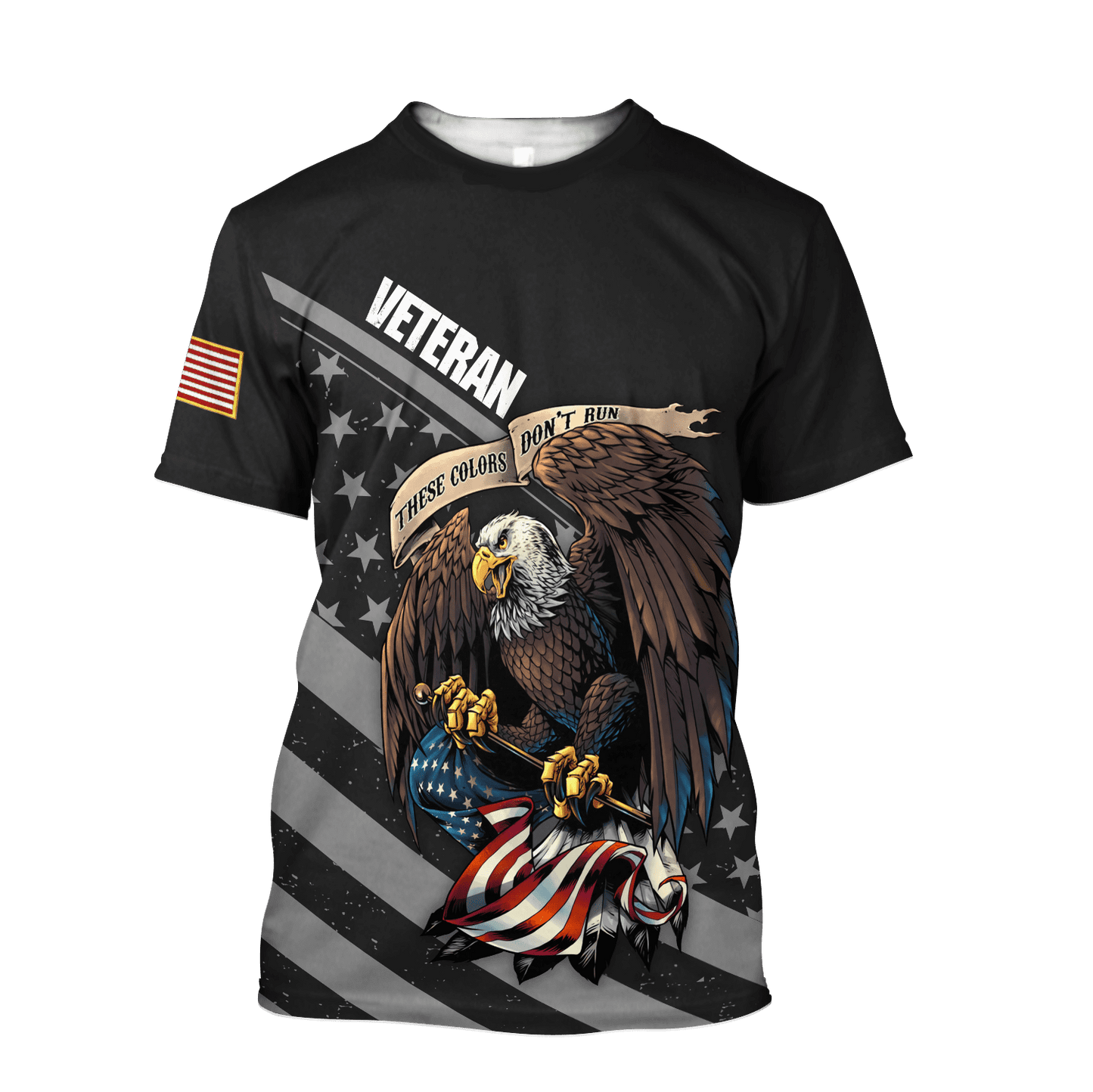 Premium Unique Veterans Polo Shirts Ultra Soft And Comfort Black Collar Black