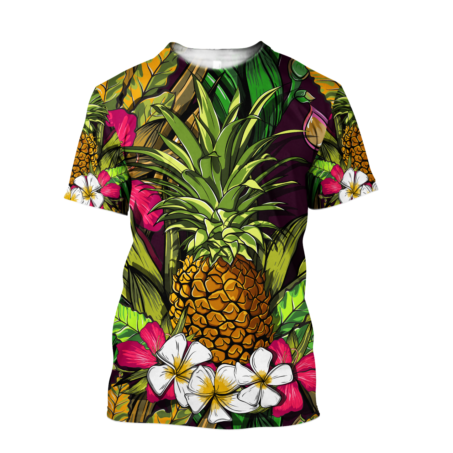 Amazing Polynesian Pineapple Hawaiian Style Unisex Deluxe Hoodie ML