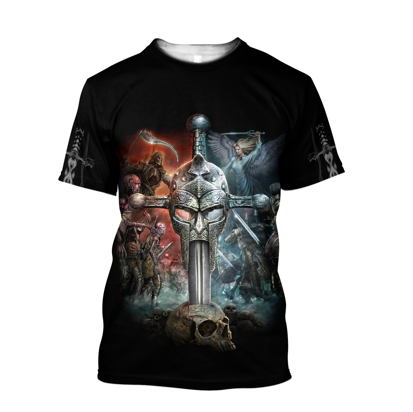 Warrior Skull Hoodie For Men And Women MH27022104