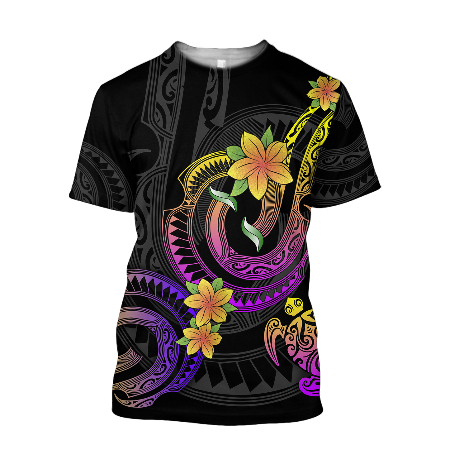 Amazing Polynesian Frangipani Flower Unisex Deluxe Hoodie ML