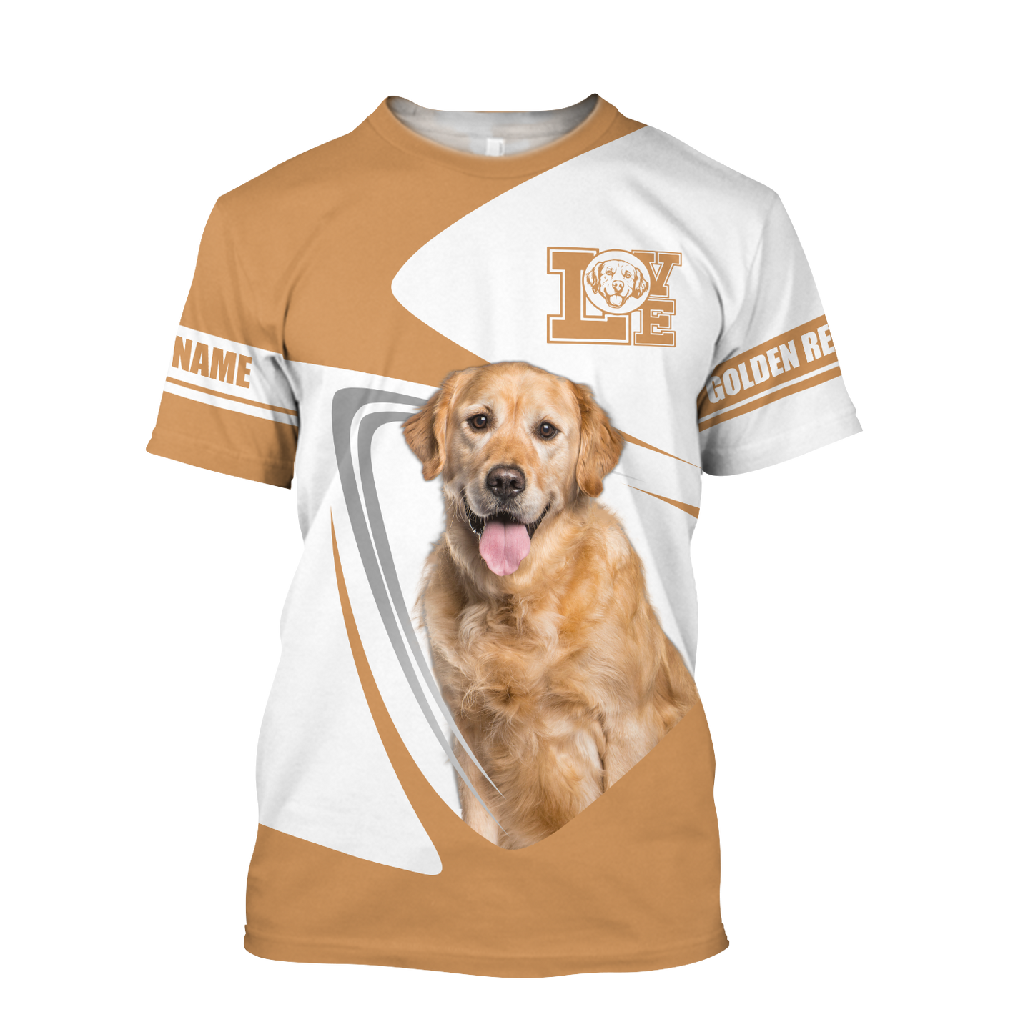 Premium Golden Retriever Lover 3d All Over Printed Unisex