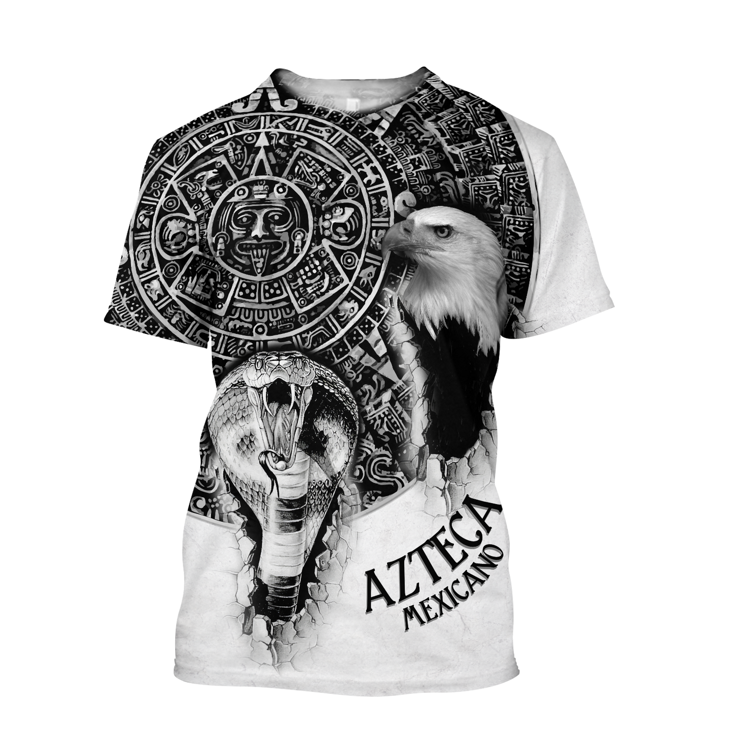 Azteca Mexicano 3D All Over Printed Unisex Hoodie