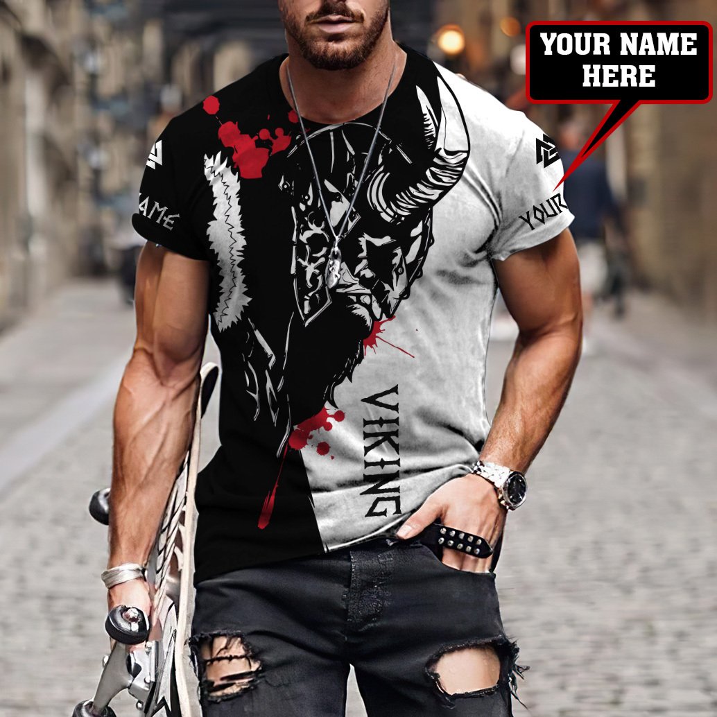 Vikings Dad 3D All Over Printed Shirts For Men and Women