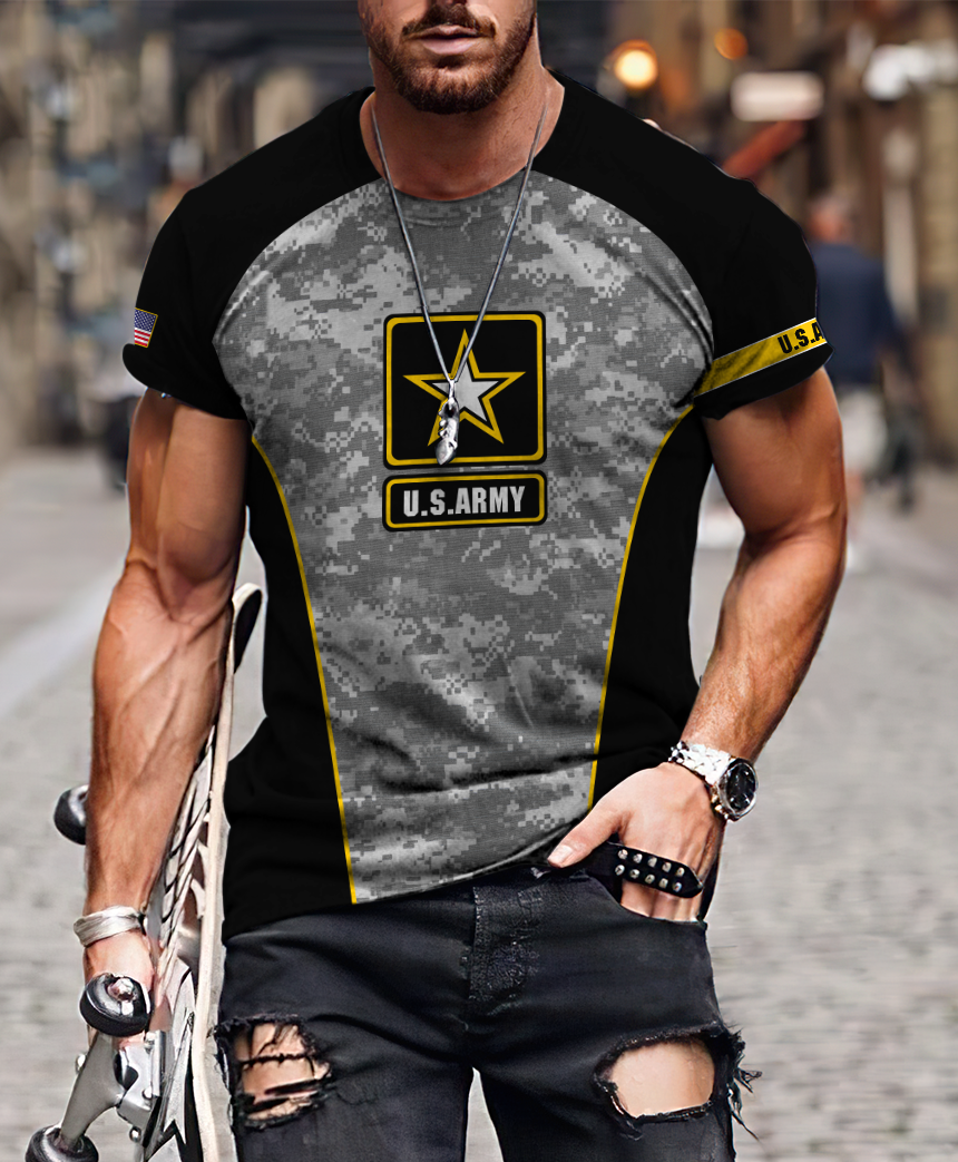 US Army Veteran 3D All Over Printed Shirts
