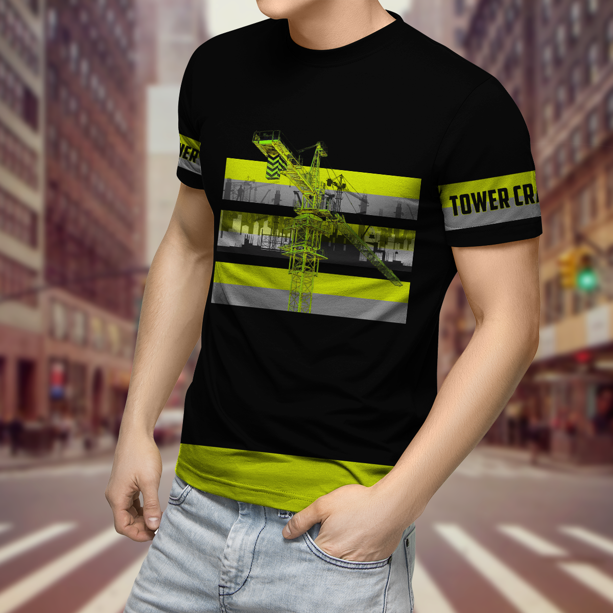 Tower Crane - Just The Tip 3D Unisex Shirt