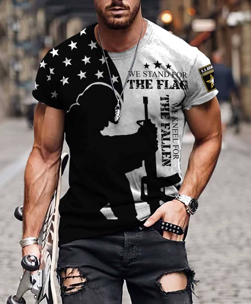 We Stand For The Flag - US Army 3D All Over Printed Shirts