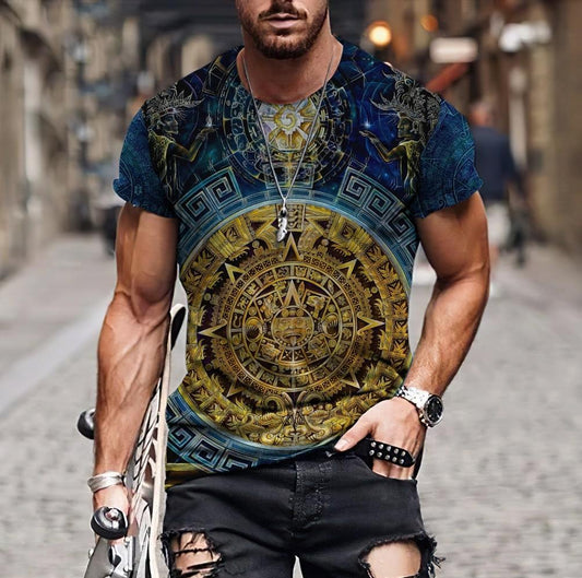 Aztec Mexico 3D All Over Printed Unisex Shirts