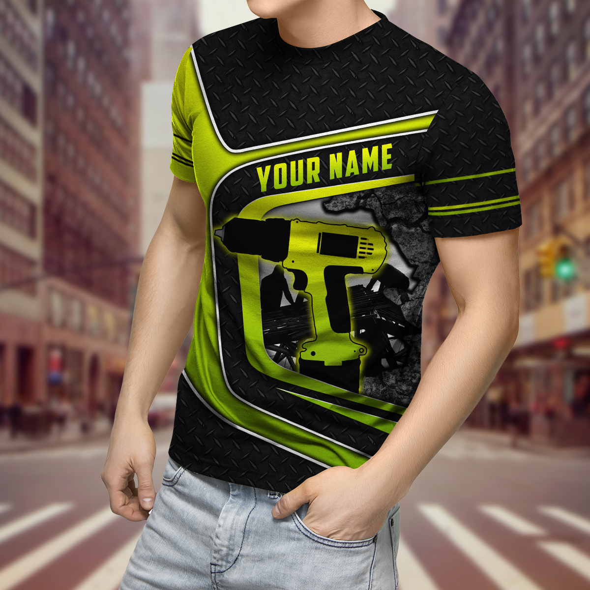 The Roofer Man - Persionalized Name 3D All Over Printed Shirts