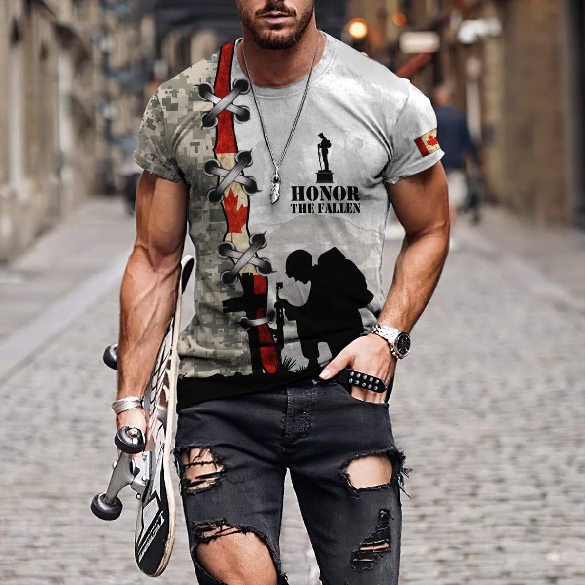 Canada Day No32 Premium Unisex Hoodie