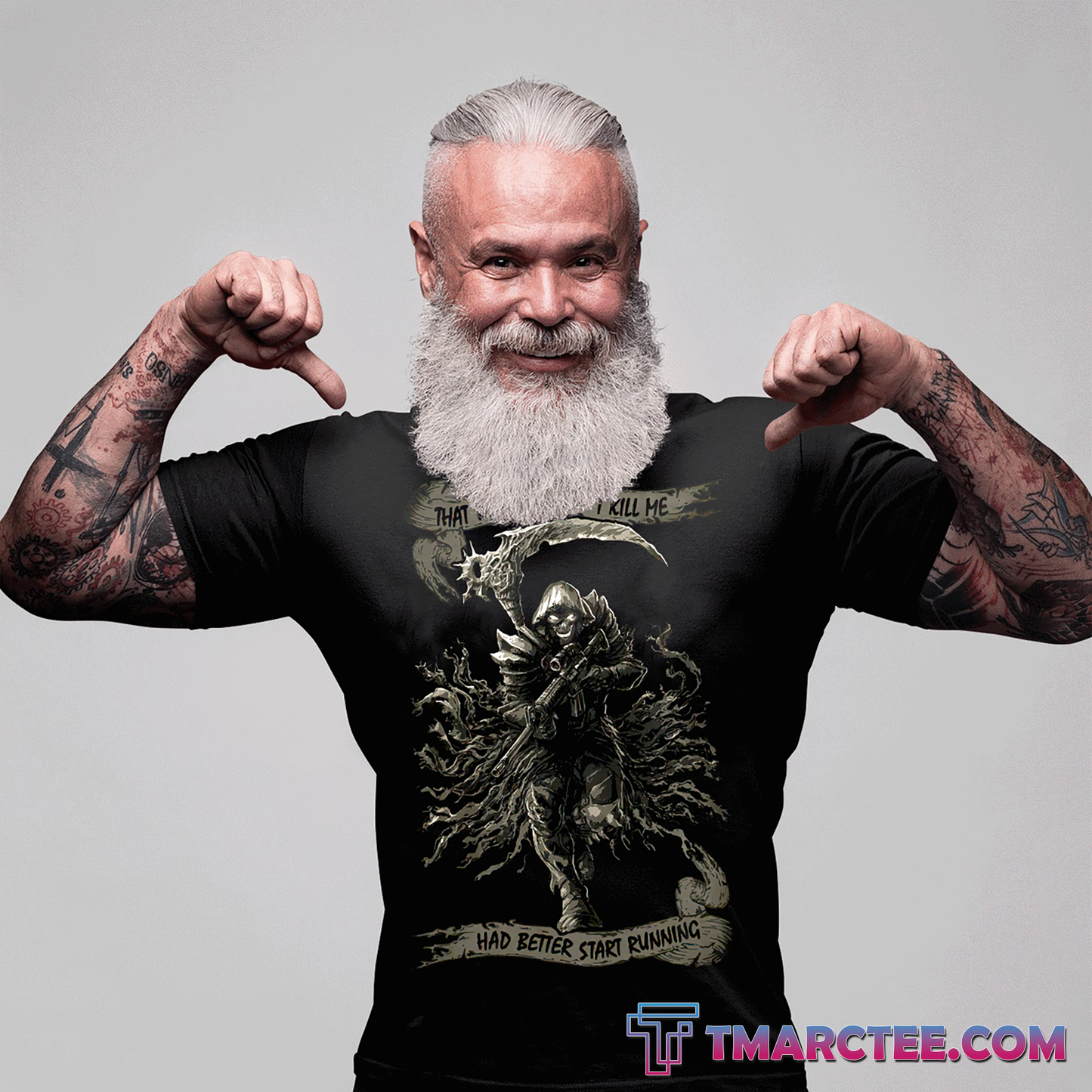 That Which Doesn't Kill Me, Had Better Start Running Veteran T-Shirt