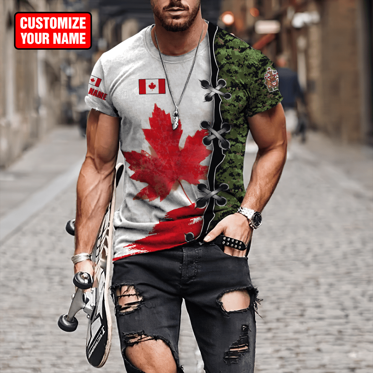 Canada Day No27 Personalize Premium Unisex Hoodie