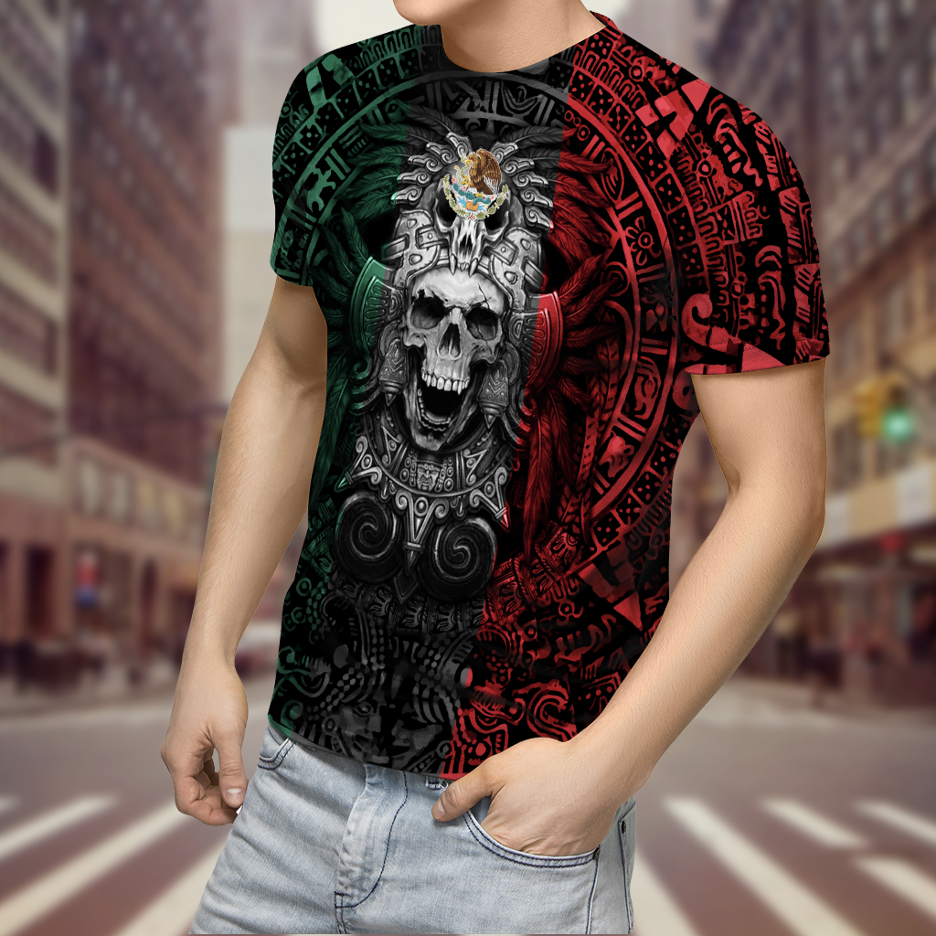 Aztec Mexican Combo T-shirt and Short 3D All Over Printed DQB07012004