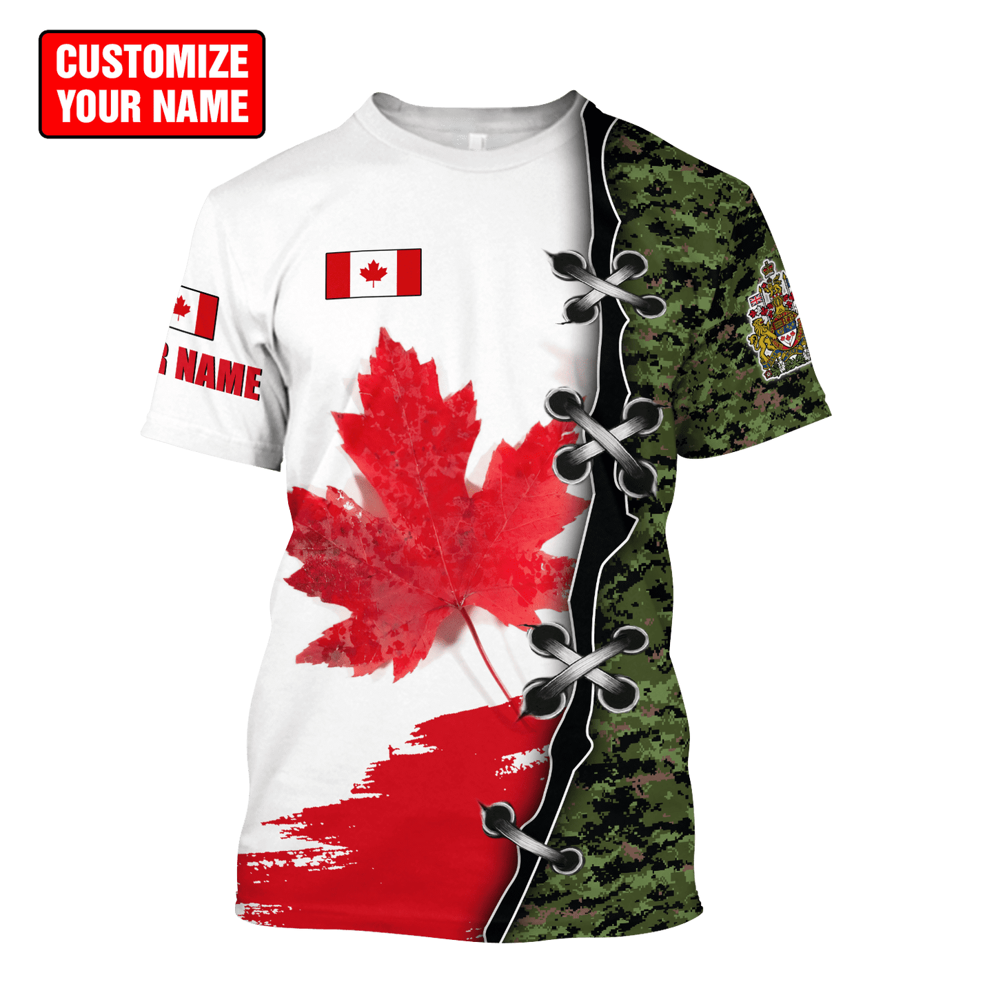 Canada Day No27 Personalize Premium Unisex Hoodie