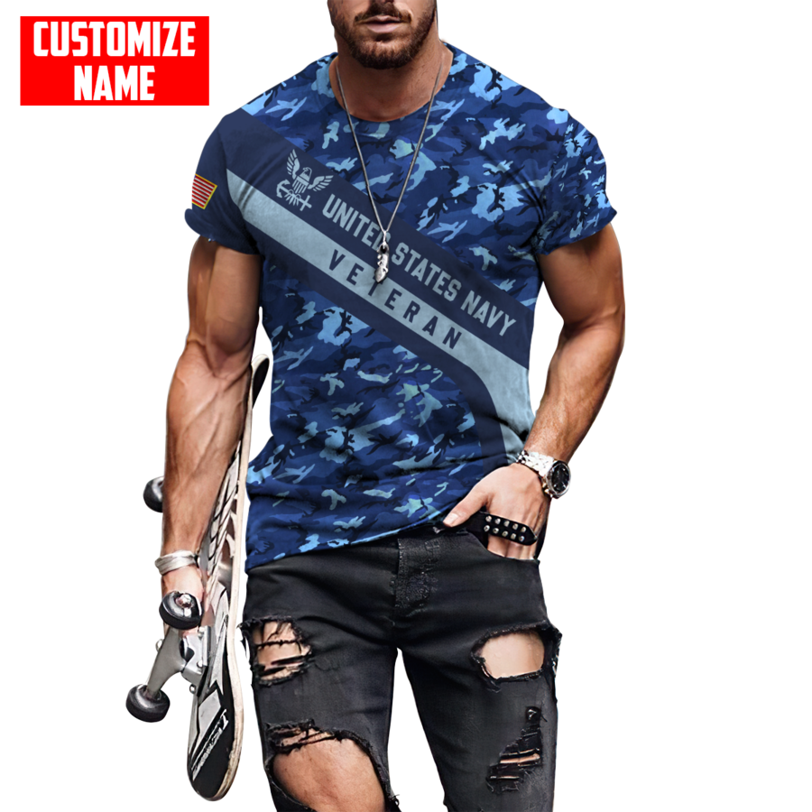 Premium Unique U.S Air Force Veteran Polo All Over Printed Personalized Shirt