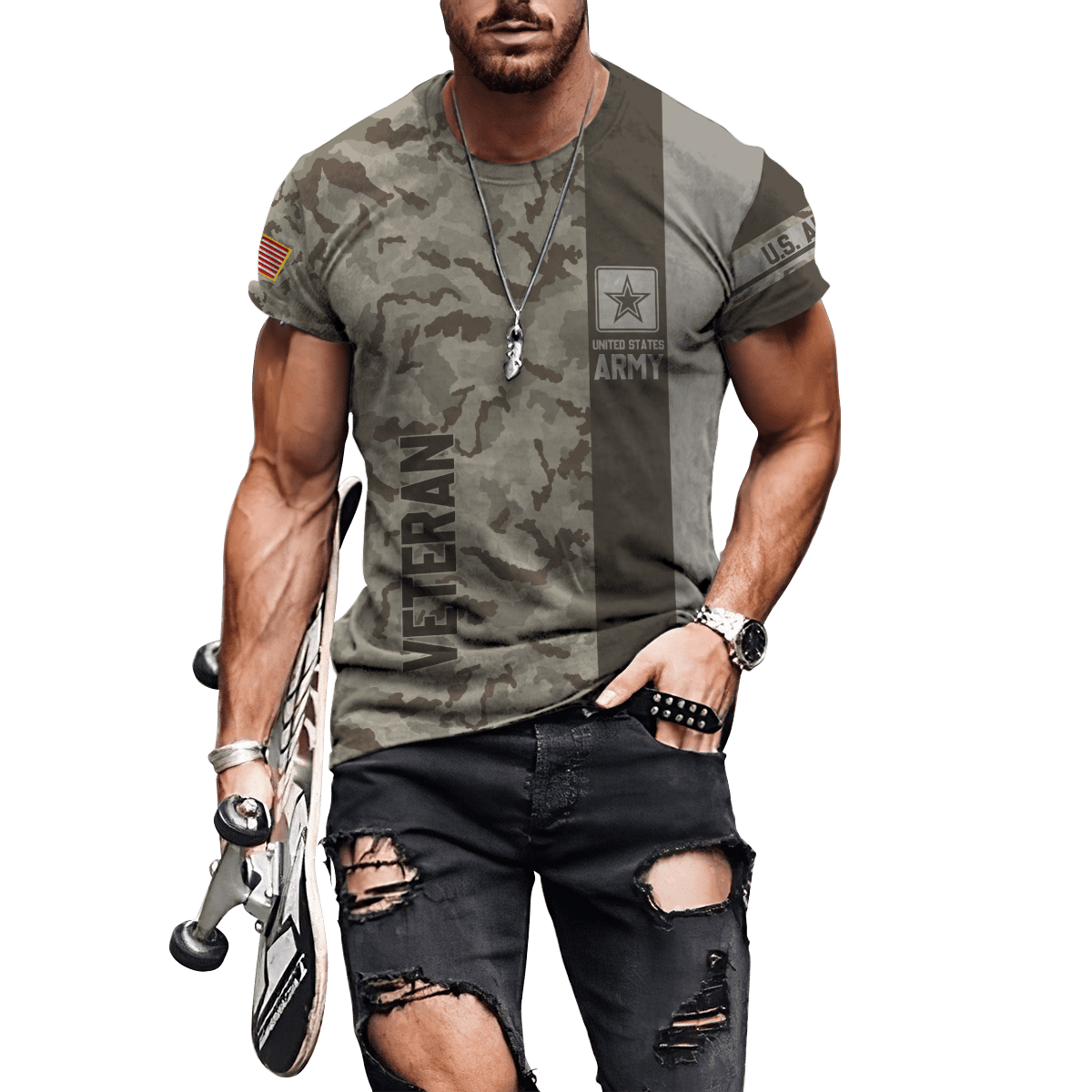 Premium Unique Veteran Polo Ultra Soft and Comfort Shirt For Man