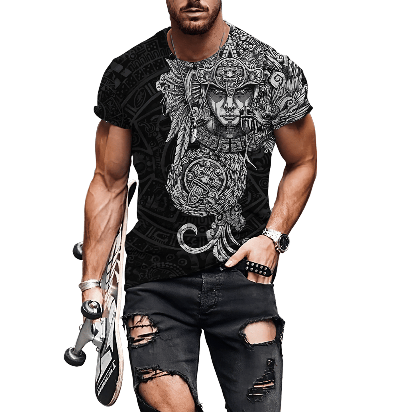 Aztec Mexican 3D All Over Printed Unisex Shirts DQB12072102