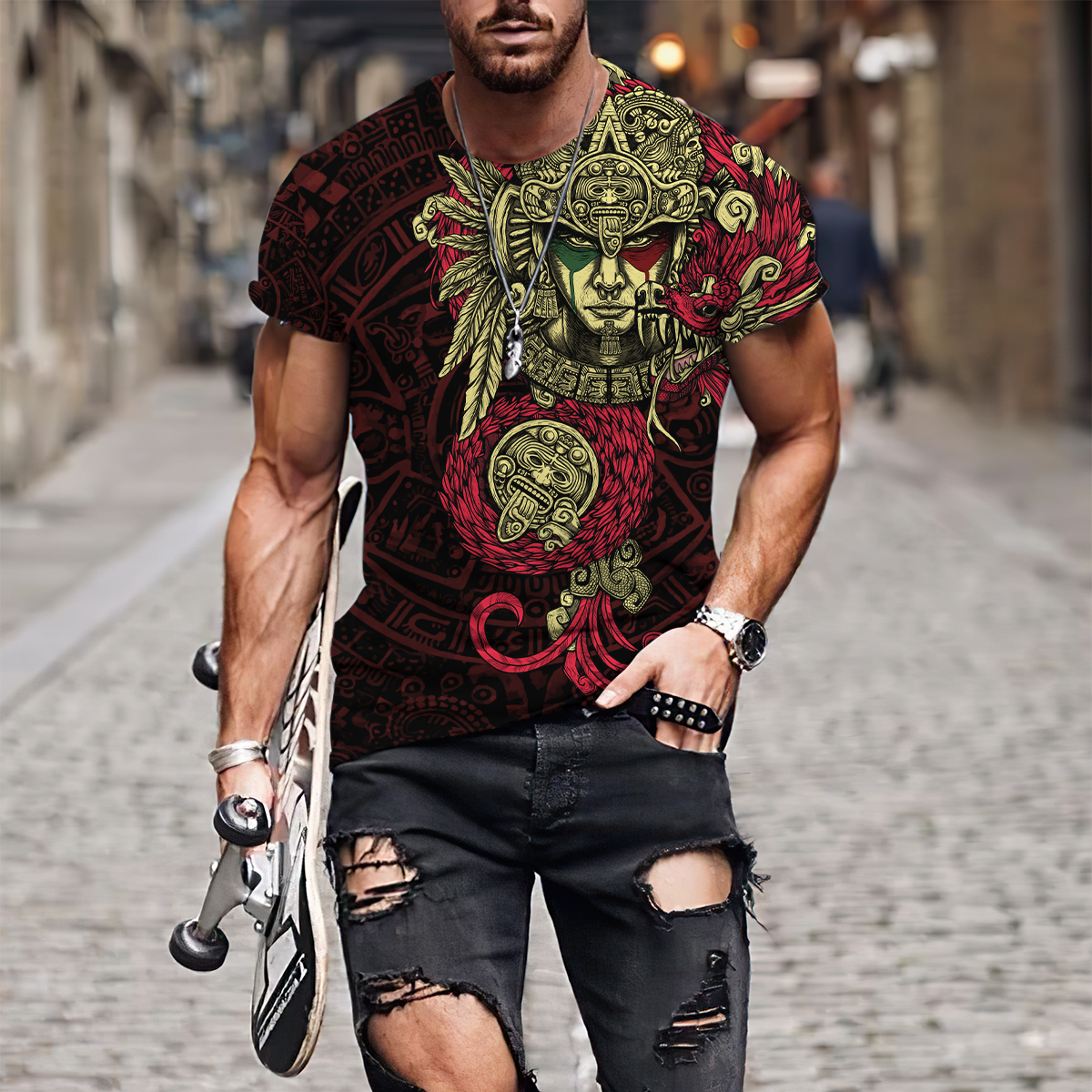 Aztec Mexican 3D All Over Printed Unisex Shirts DQB13072101