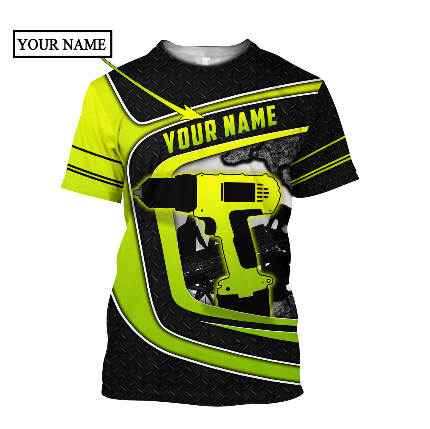 The Roofer Man - Persionalized Name 3D All Over Printed Shirts