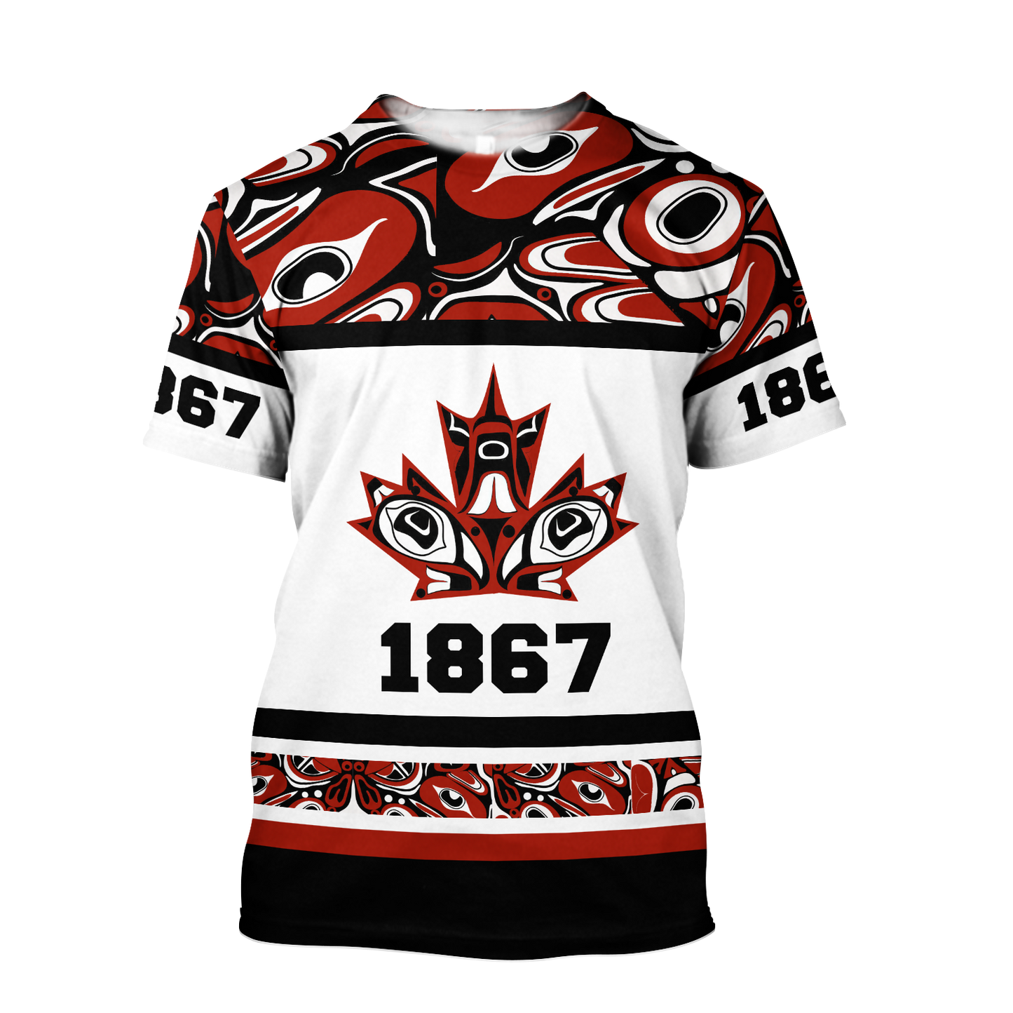 Canada Day No21 Haida 1867 Pullover Premium Unisex Hoodie