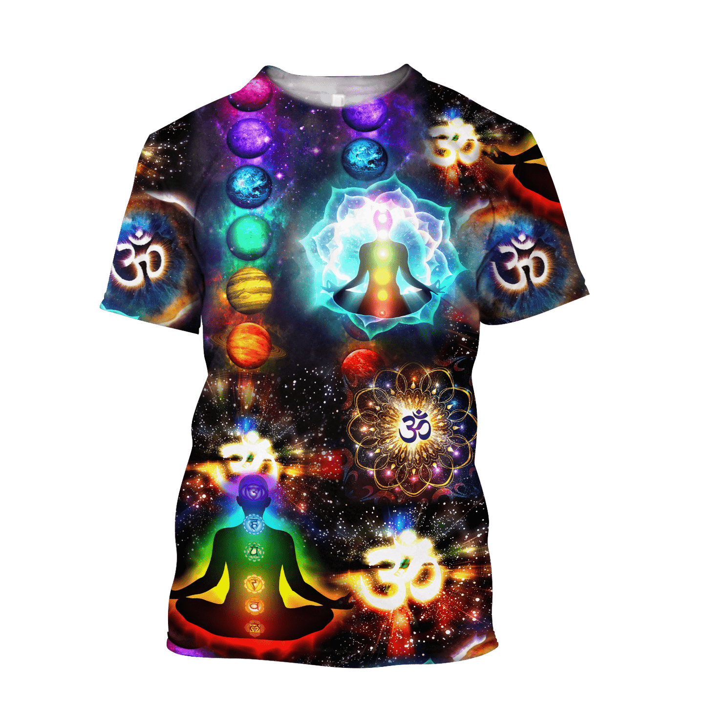 Yoga Menditation  Combo T-shirt and Short 3D All Over Printed