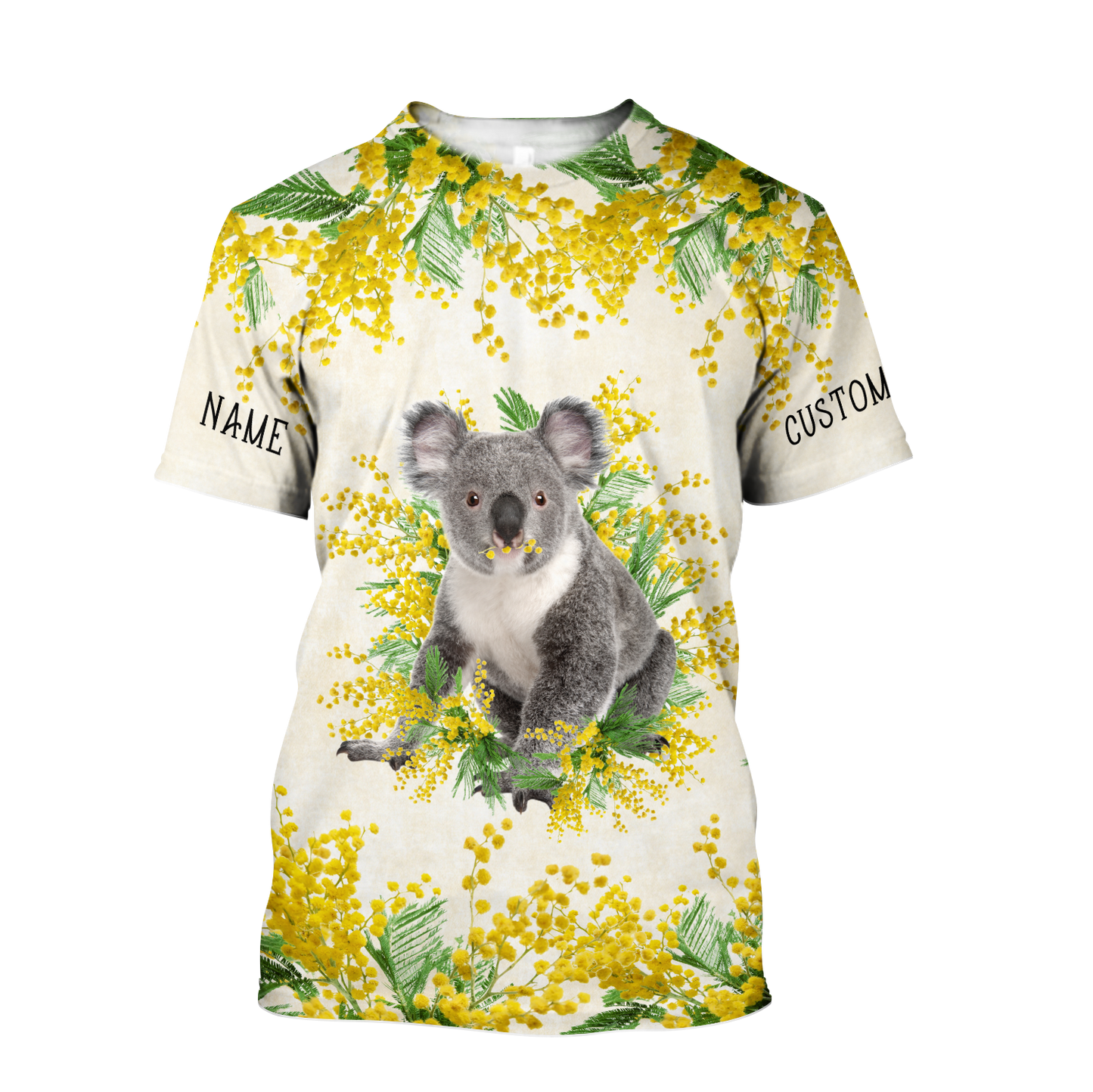 Tmarc Tee Custom name Australia Koala Golden Wattle Shirts