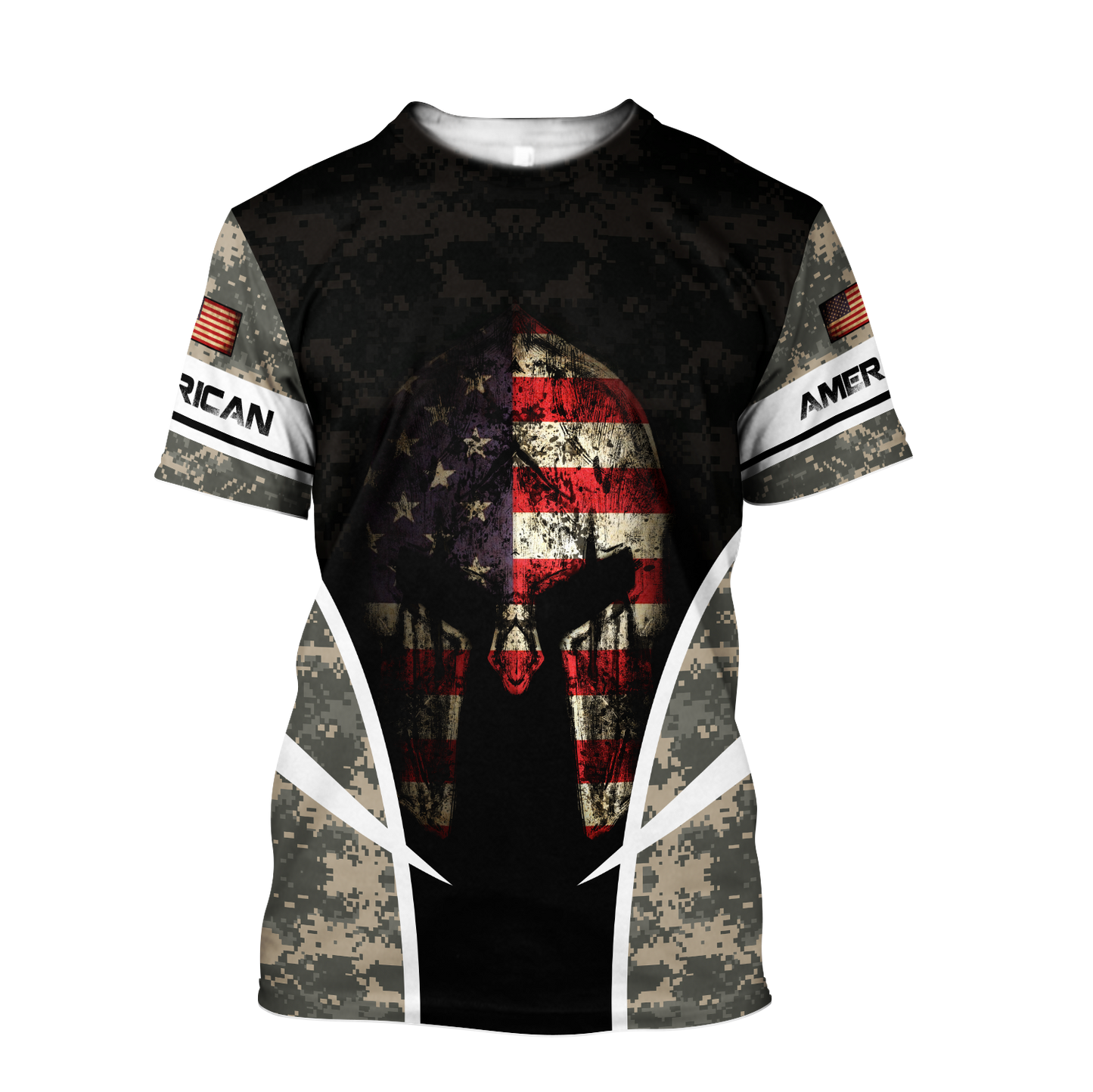 American 3D Over Printed Unisex Deluxe Hoodie ML MH25052102