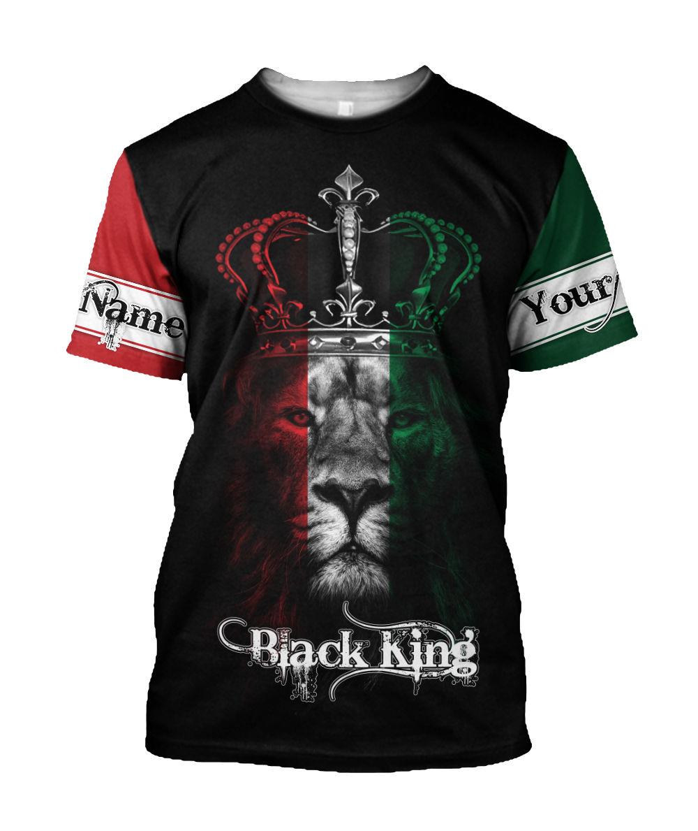 African American Persionalized Your Name 3D All Over Printed Shirts JJ27052102 KT