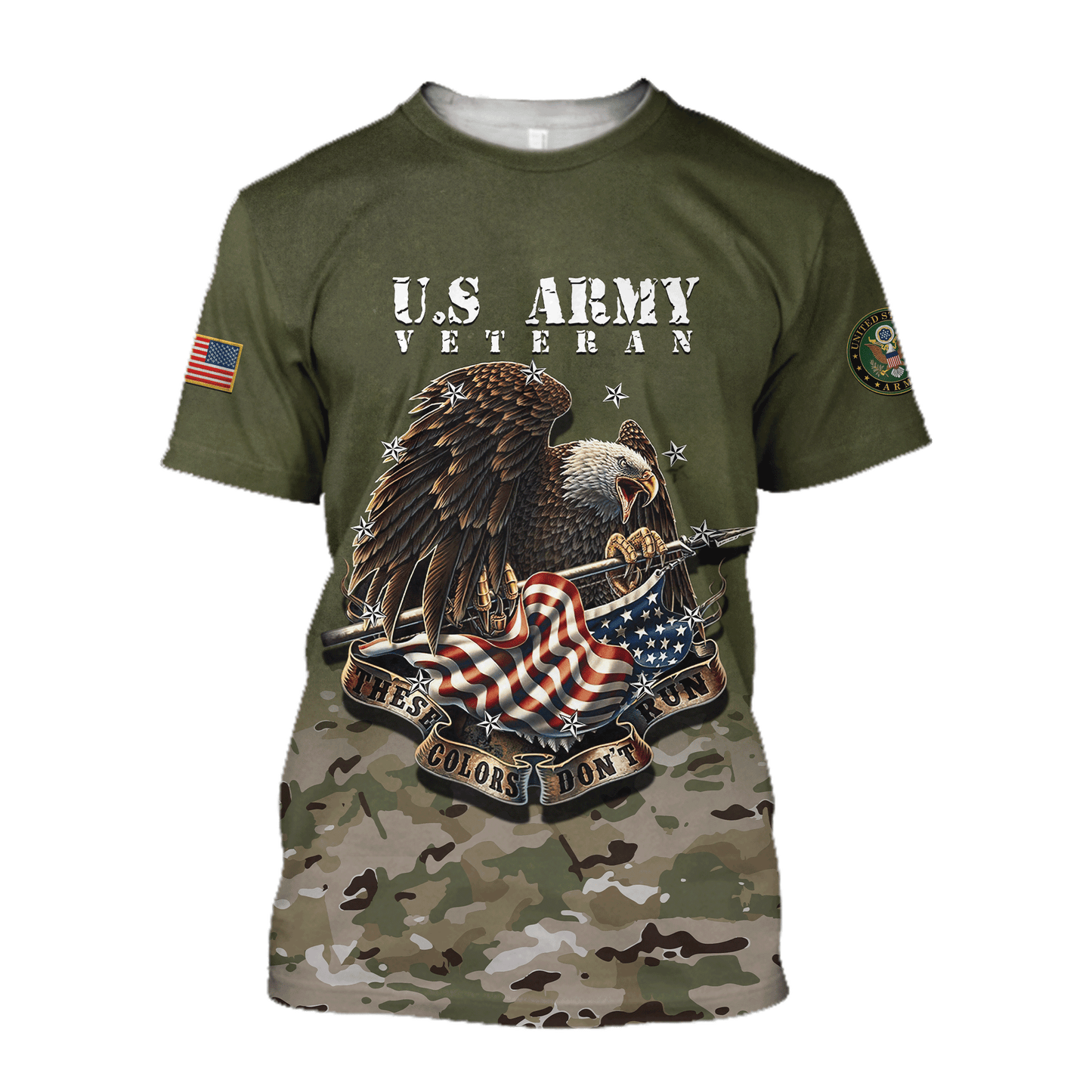 US Veteran 3D All Over Printed Hoodie