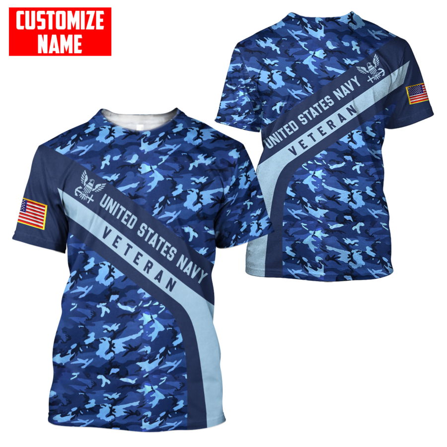 Premium Unique U.S Air Force Veteran Polo All Over Printed Personalized Shirt