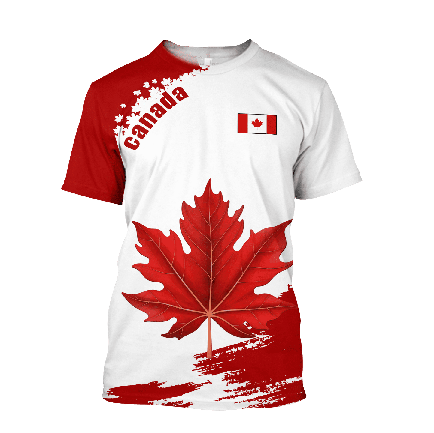 Canada Day No3 Name Pullover Premium Unisex Hoodie Maple Leaf