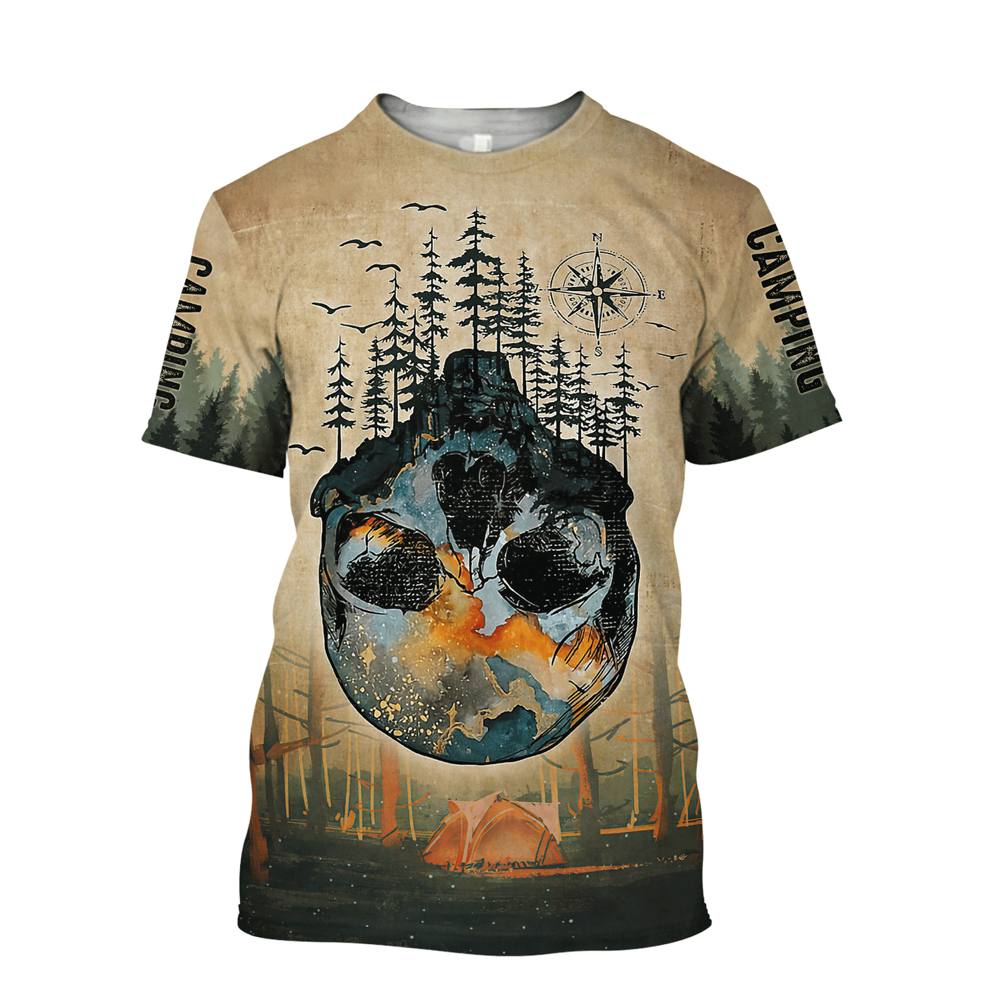 Camping 3D All Over Printed Shirts VP16112005XT