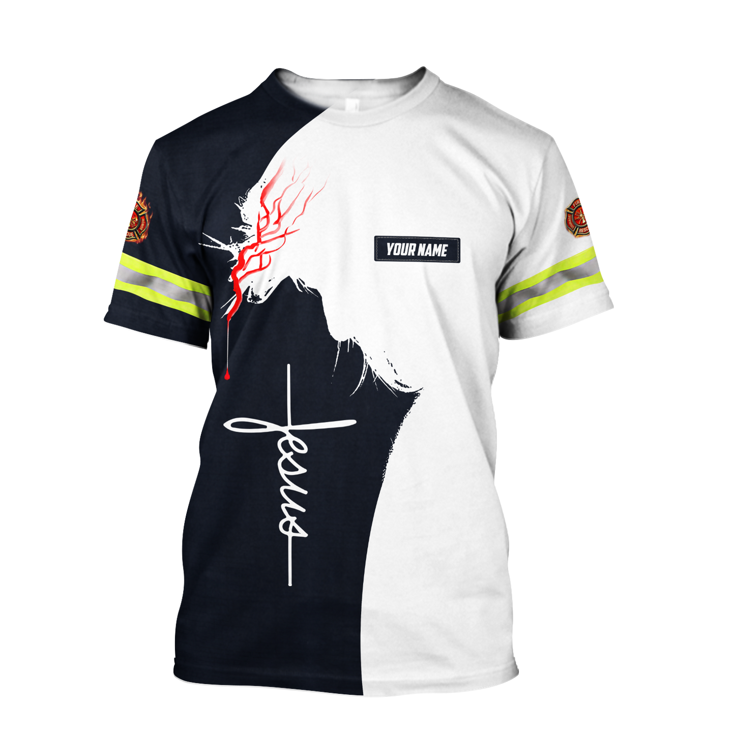 Customize Name Firefighter 3D All Printed Hoodie For Men And Women MH08012003