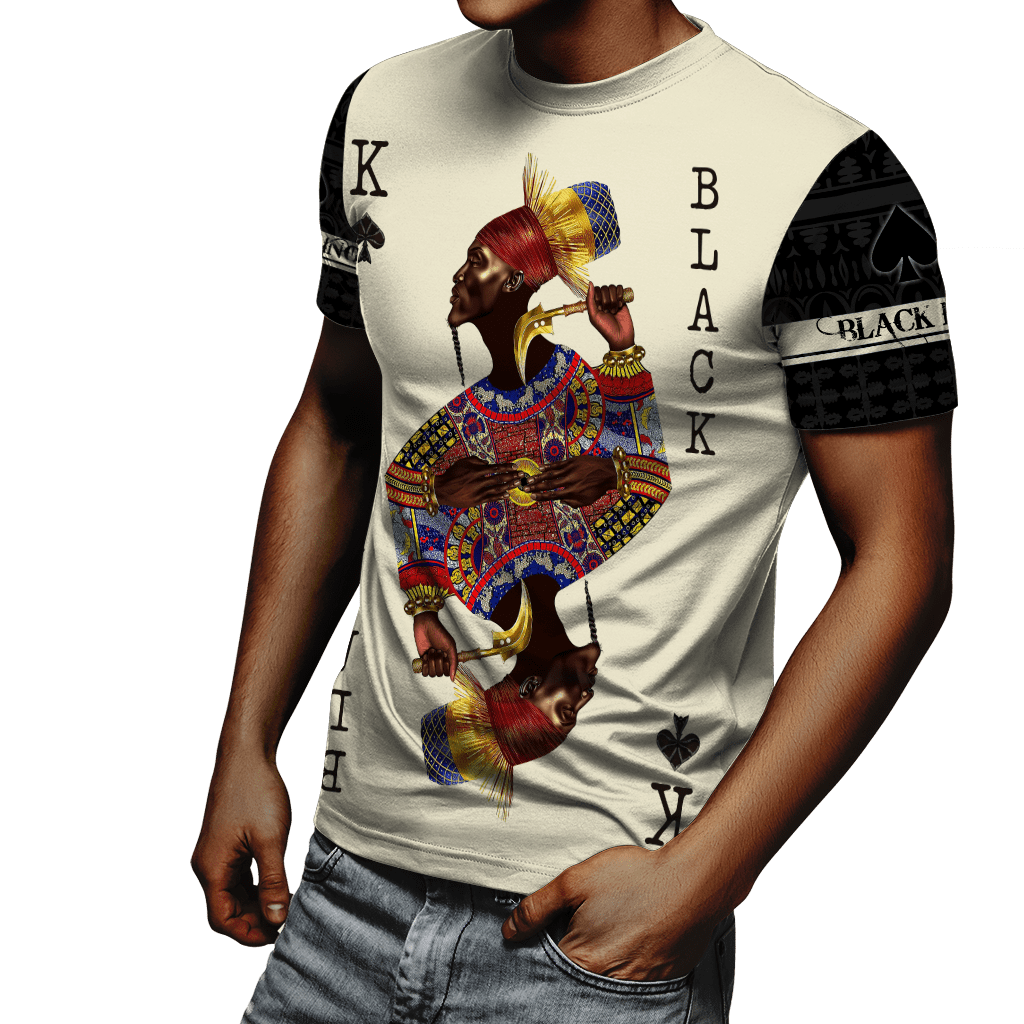 African Culture Black King Combo Tshirt And Boardshort ML
