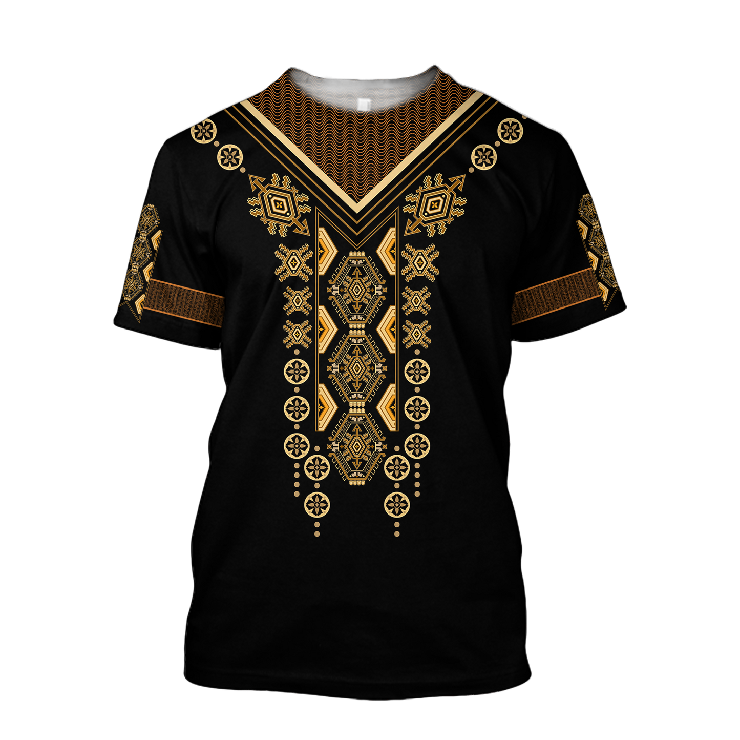 African Culture Dashiki Pattern Unisex Deluxe Hoodie ML