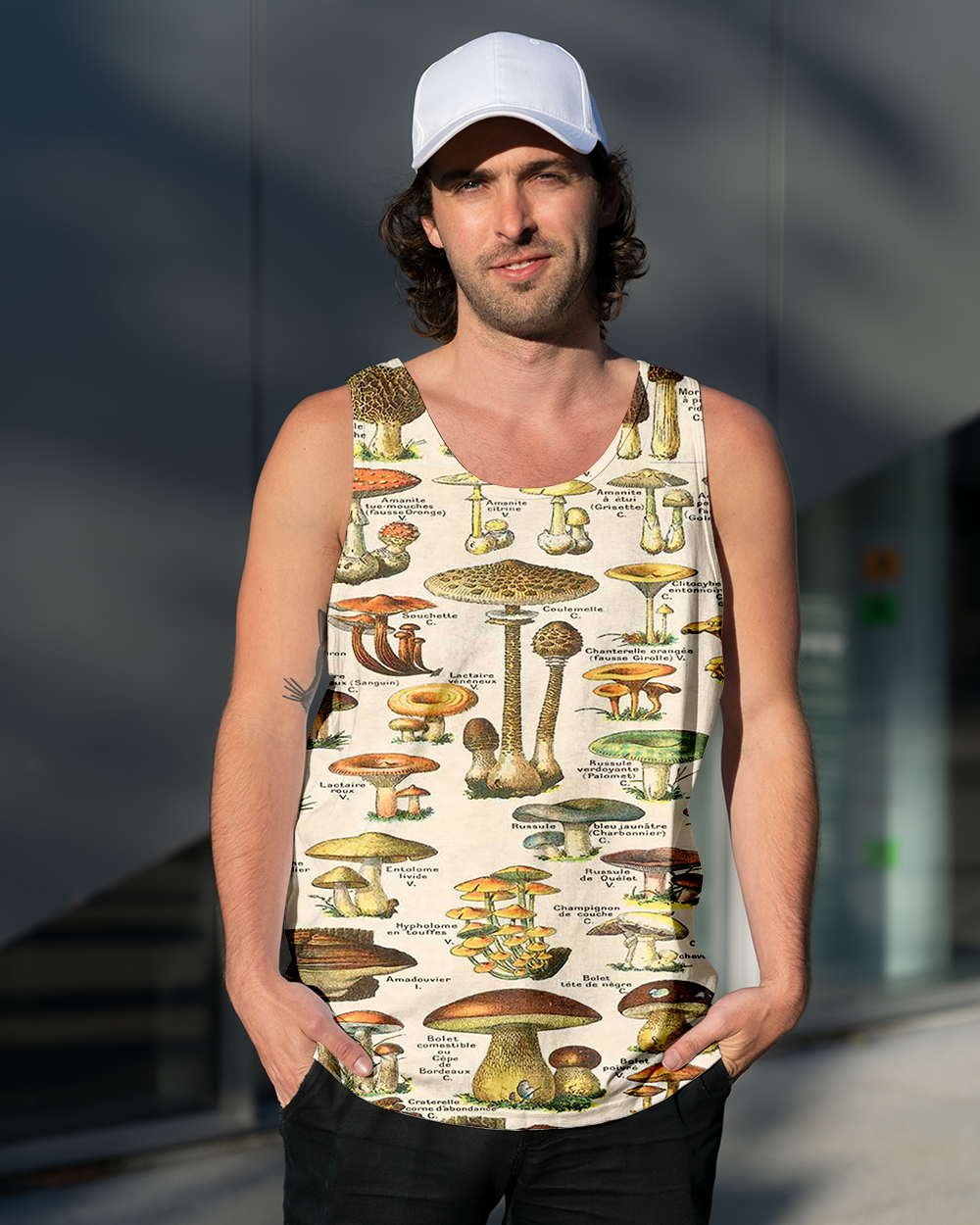 3D All Over Print Champignons Hoodie-Apparel-6teenth World-Tank Top-S-Vibe Cosy™