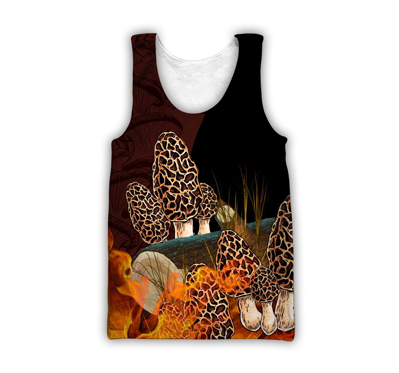 Beautiful Morels mushrooms 3D all over printing shirts for men and women TR260201 - Amaze Style™-Apparel