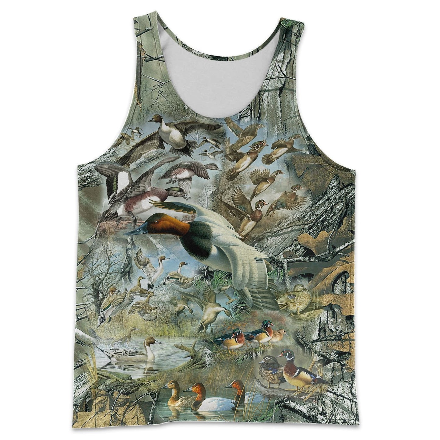 3D All Over Printed Camo Duck Hunting Art Shirts - Amaze Style™-Apparel
