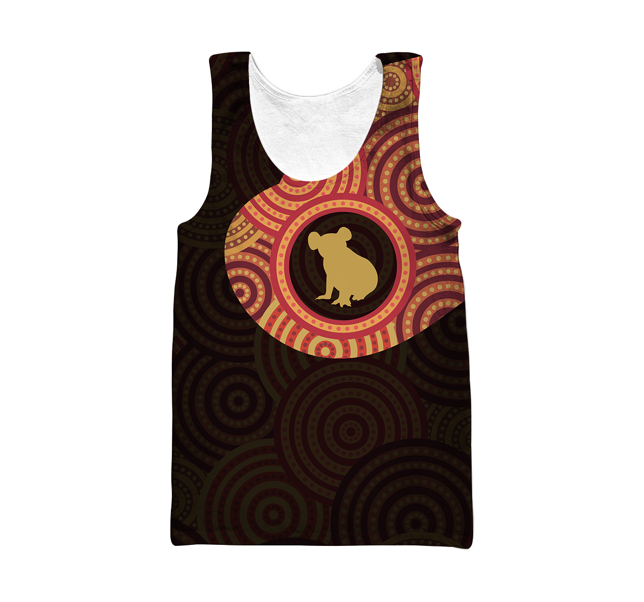 Australia In My Heart Aboriginal Tattoo Koala Hoodie Yellow AZ200201 - Amaze Style™-Apparel