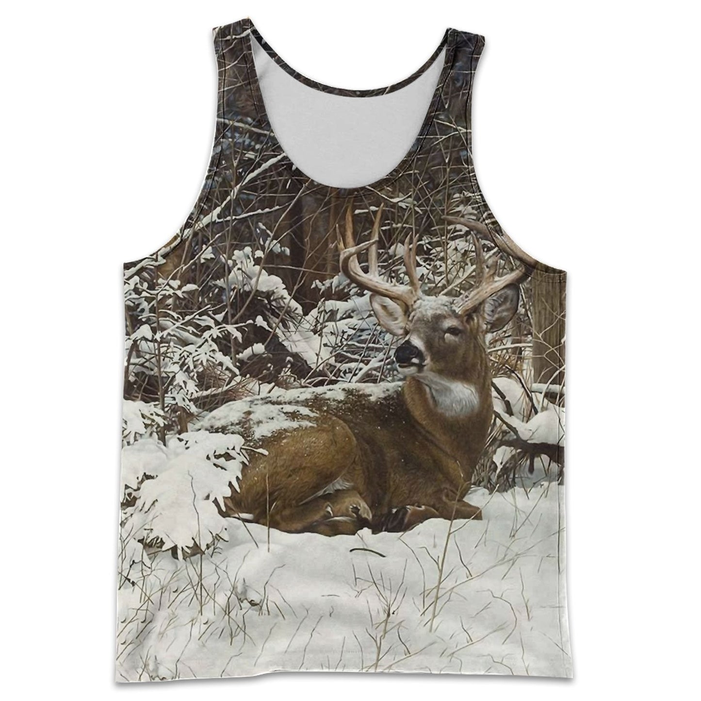 3D All Over Printed Winter Deer Shirts - Amaze Style™-Apparel