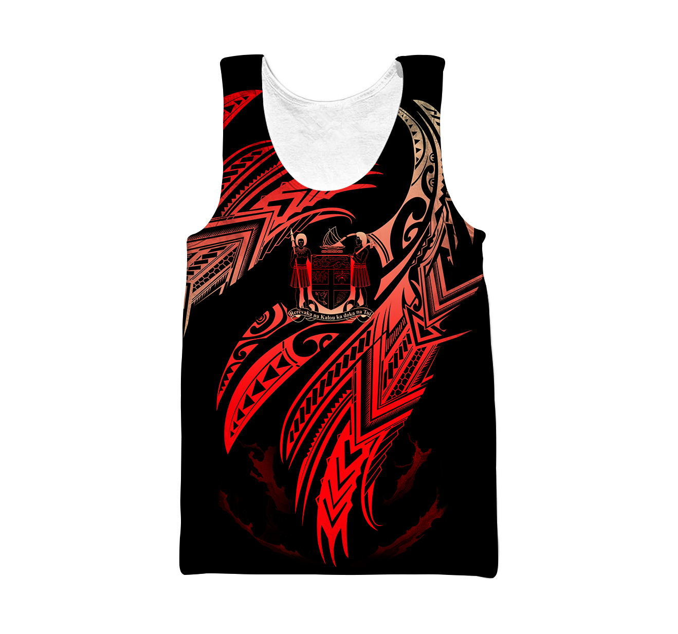 Amazing Fiji Polynesian Tattoo Unisex Deluxe Hoodie ML