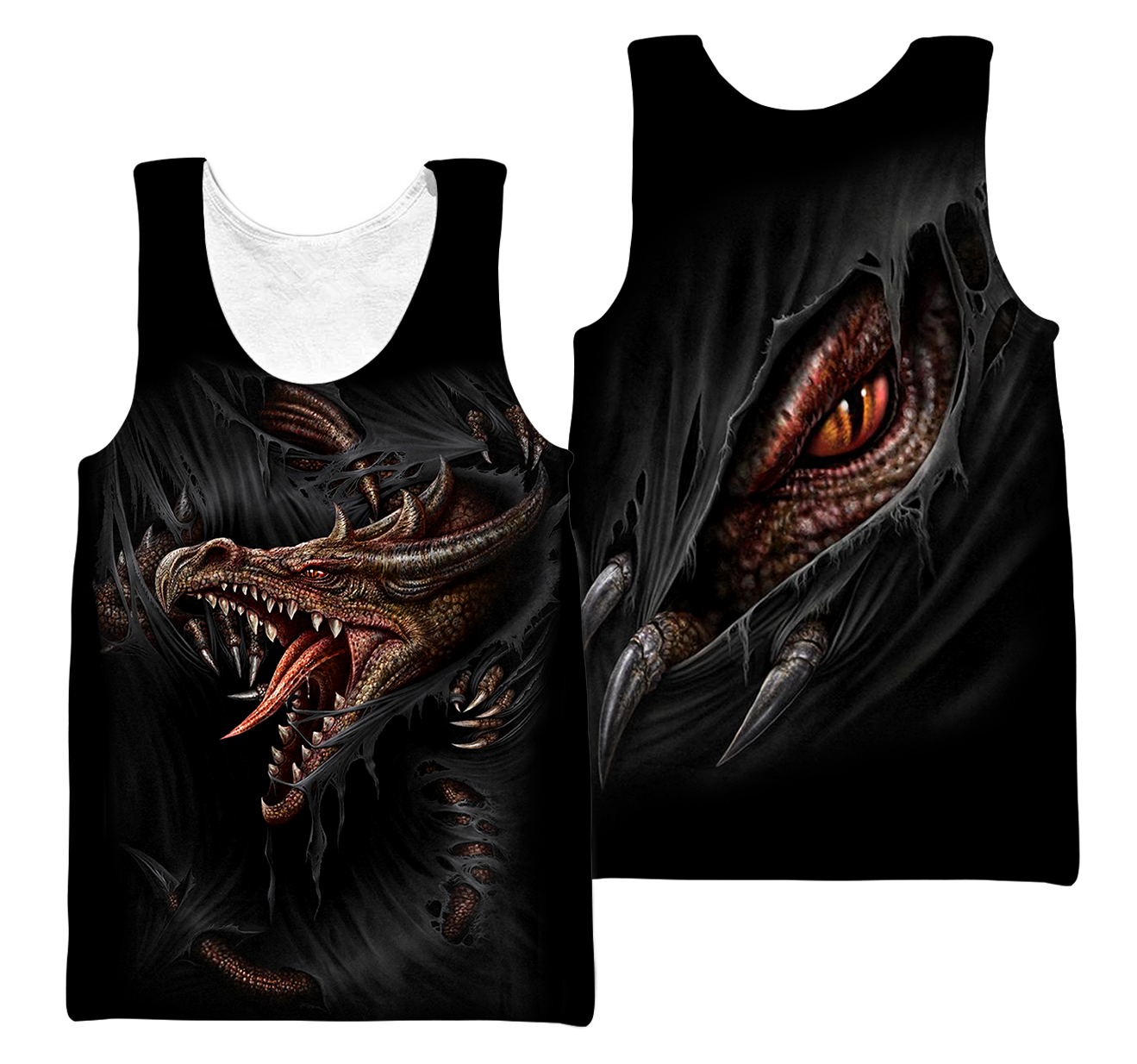 3D Armor Tattoo and Dungeon Dragon Hoodie Pi150104 - Amaze Style™-Apparel