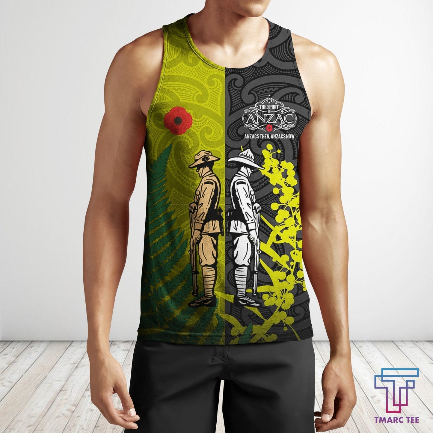 Remembrance day lest we forget Australia and Kiwi Soldier TR030403 - Amaze Style™-Apparel