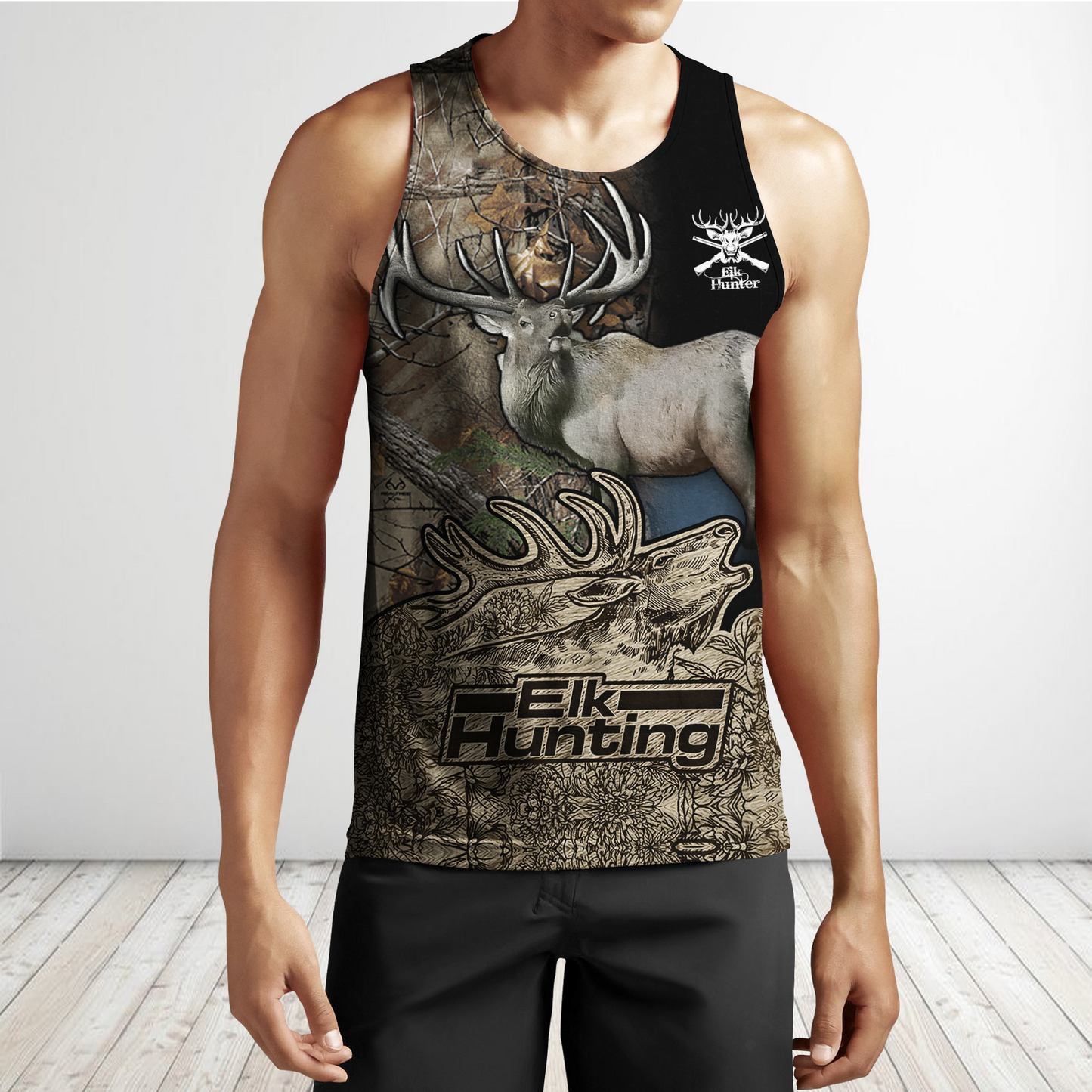 All Over Printed Beautiful Elk Hunting MEI09092004 -MEI